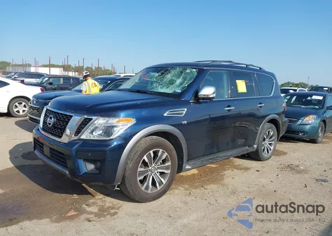 2020 Nissan Armada Sl 4Wd из США, поврежденный, VIN JN8AY2NC9L9619194